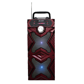 Колонка JBK-8831 (Bluetooth/MicroSD/USB/FM/AUX) 10W красная