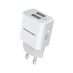 СЗУ-USB Kouvolsen CX-57 2 выхода 2.1A белый