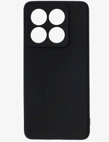 Силиконовый чехол Xiaomi 14T с закрытой камерой черный