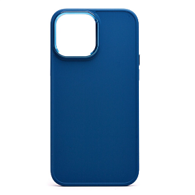 Кейс iPhone 13 силикон SC311 синий