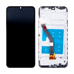 Дисплей для телефона Huawei Honor 8A/8A Pro модуль с рамкой Черный - Оригинал