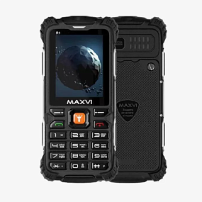 Мобильный телефон Maxvi R1 Black(УЦЕНКА)б/у,замена динамика