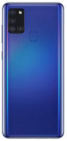 корпус для телефона Samsung A217F (A21s) Задняя крышка (синий)
