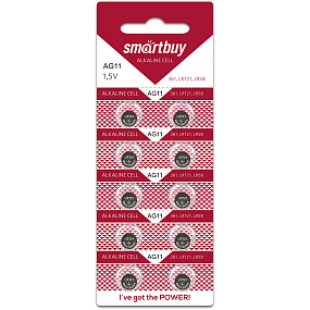 Батарейка SmartBuy AG11 10BL 1шт