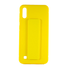 Задняя накладка для Samsung A105 Galaxy A10 SP с держателем желтый