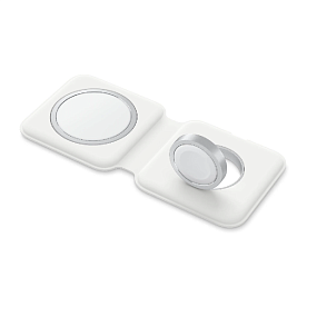 Беспроводное зарядное устройство для iPhone MagSafe двойное 1м белый