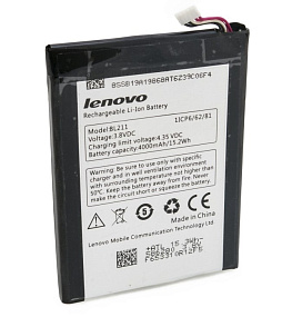АКБ ORIG для телефона Lenovo BL211 (P780) тех.упаковка