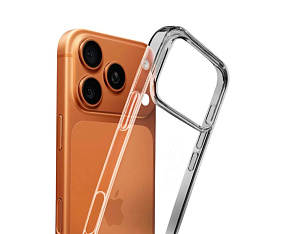Кейс iPhone 17 Pro силикон прозрачный