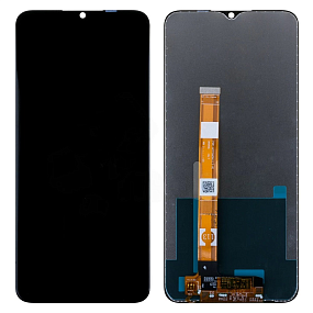 Дисплей для телефона Realme Narzo 50A в сборе с тачскрином Черный