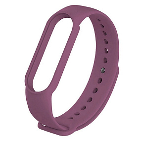 Ремешок силиконовый для браслета Xiaomi Mi Band 5/6 WB13 фиолетовый