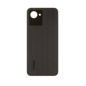 корпус для телефона Realme C30 (RMX3581) Черный задняя крышка