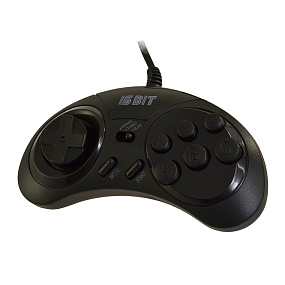 Джойстик Sega Controller Turbo 9 pin черный