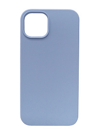 Кейс iPhone 13 Silicone Case без логотипа (№005) голубой
