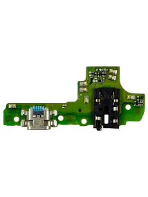 Шлейф Samsung A107F (A10s) плата системный разъем/разъем гарнитуры/микрофон - Премиум