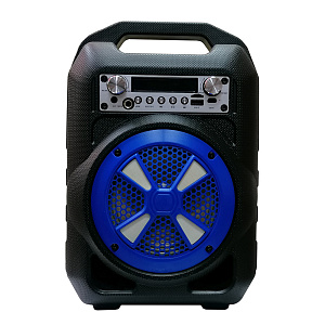 Колонка B102 (Bluetooth/MicroSD/USB/FM/AUX) черная