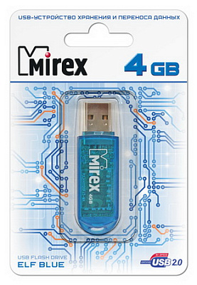 4Gb Mirex Elf синяя 2.0