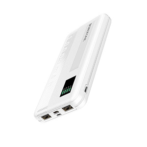 Портативное зарядное устройство Borofone BT32 2USB/Micro/Type-C/Lightning 10000mAh белый