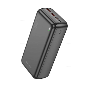 Портативное зарядное устройство Borofone BJ38B 2USB/Micro/Type-C 30000mAh черный