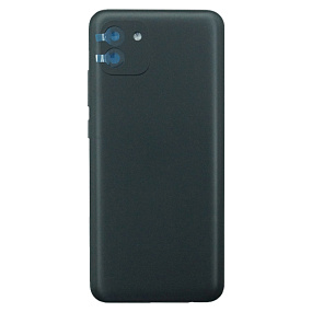 корпус для телефона Samsung A035F (A03) Задняя крышка (черный)