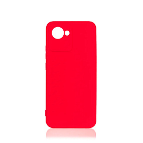 Силиконовый чехол Realme C30 DF красный