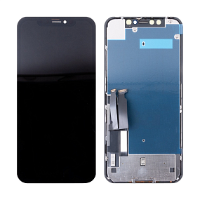 Дисплей для телефона iPhone Xr, совместимый с корпусом iPhone 13/14/15 в сборе Черный