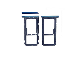 Контейнер SIM Huawei P20 Lite/Nova 3e Синий