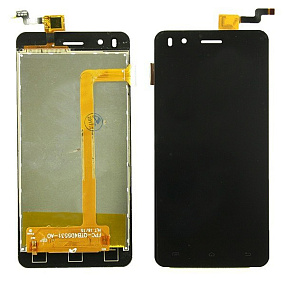 Дисплей для телефона Micromax Q424 Bolt Selfie в сборе с тачскрином Черный