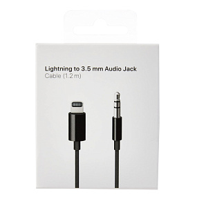 Кабель 3.5mm Jack (папа) - Lightning MR2C2ZE 1,2м