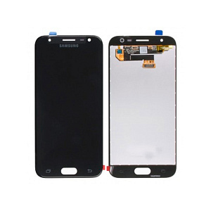 Дисплей для телефона Samsung J330F (J3 2017) в сборе с тачскрином Черный
