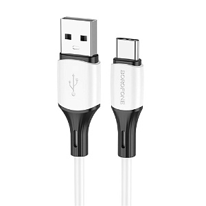 Дата кабель Type-C - USB Borofone BX79 3A 1м белый