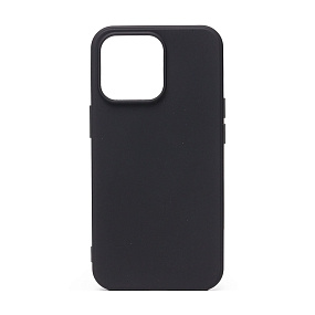 Кейс iPhone 14 Pro Max Silicone Case без логотипа черный