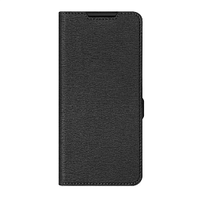 Чехол-книжка DF под кожу Samsung A245 Galaxy A24 4G черный