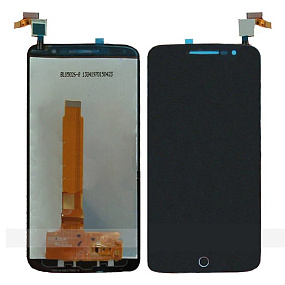 Дисплей для телефона Alcatel OT-7044X/OT-7044Y (Pop 2 Premium) (5") в сборе с тачскрином Черный