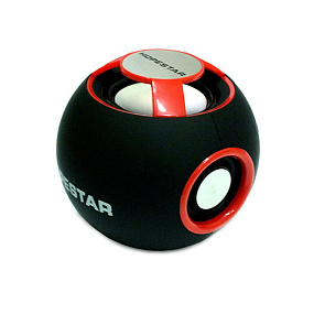 Колонка Hopestar H46 (Bluetooth/MicroSD/USB/FM/AUX/Microphone) влагозащищенная красная