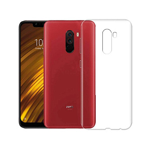 Силиконовый чехол Xiaomi Pocophone F1 прозрачный