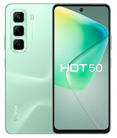Смартфон Infinix Hot 50 6/256Gb зеленый