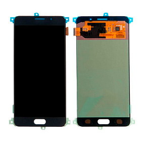 Дисплей для телефона Samsung A710F (A7 2016) в сборе с тачскрином Белый - AA (TFT)