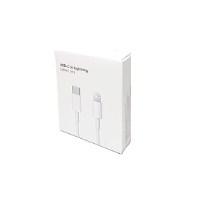 Дата кабель lightning - USB- 1м белый(УЦЕНКА)тех.пак