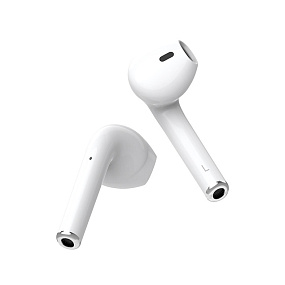 Bluetooth-наушники беспроводные Hoco ES20 Plus BT5.0 белые (УЦЕНКА) Б/У, не работает сенсор