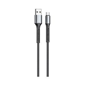 Дата кабель micro USB - USB VFan X22 3A 1м черный