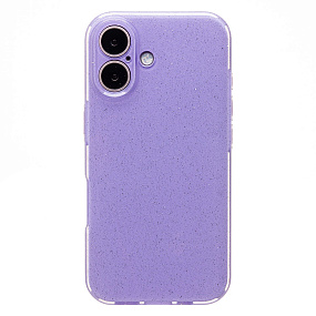 Кейс iPhone 16 Silicone Case без логотипа светло-фиолетовый