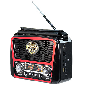 Радиоприемник GOLON RX-435BT черно-коричневый