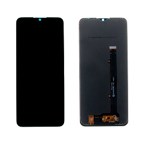 Дисплей для телефона ZTE Blade V2020 Smart в сборе с тачскрином Черный