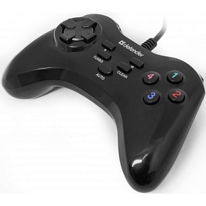 Геймпад Defender Game Master G2 10кн. USB 1,5м (ПК) черный