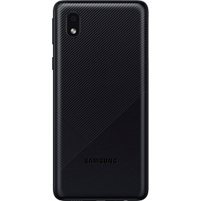 корпус для телефона Samsung A013F (A01 Core) Задняя крышка (черный)