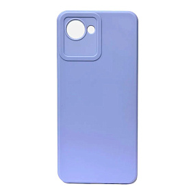 Силиконовый чехол Realme C30 Nev Era сиреневый