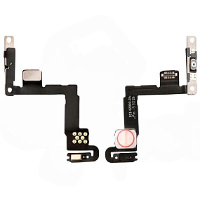 Шлейф iPhone 11 на кнопку включения/микрофон/вспышку - Премиум