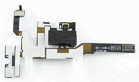 Шлейф iPhone 4S на разъем гарнитуры Черный