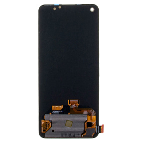 Дисплей для телефона OPPO Reno 5 (CPH2159) в сборе с тачскрином Черный - Оригинал