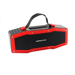 Колонка Hopestar A9SE (Bluetooth/MicroSD/USB/FM/AUX/Microphone) влагозащищенная красный